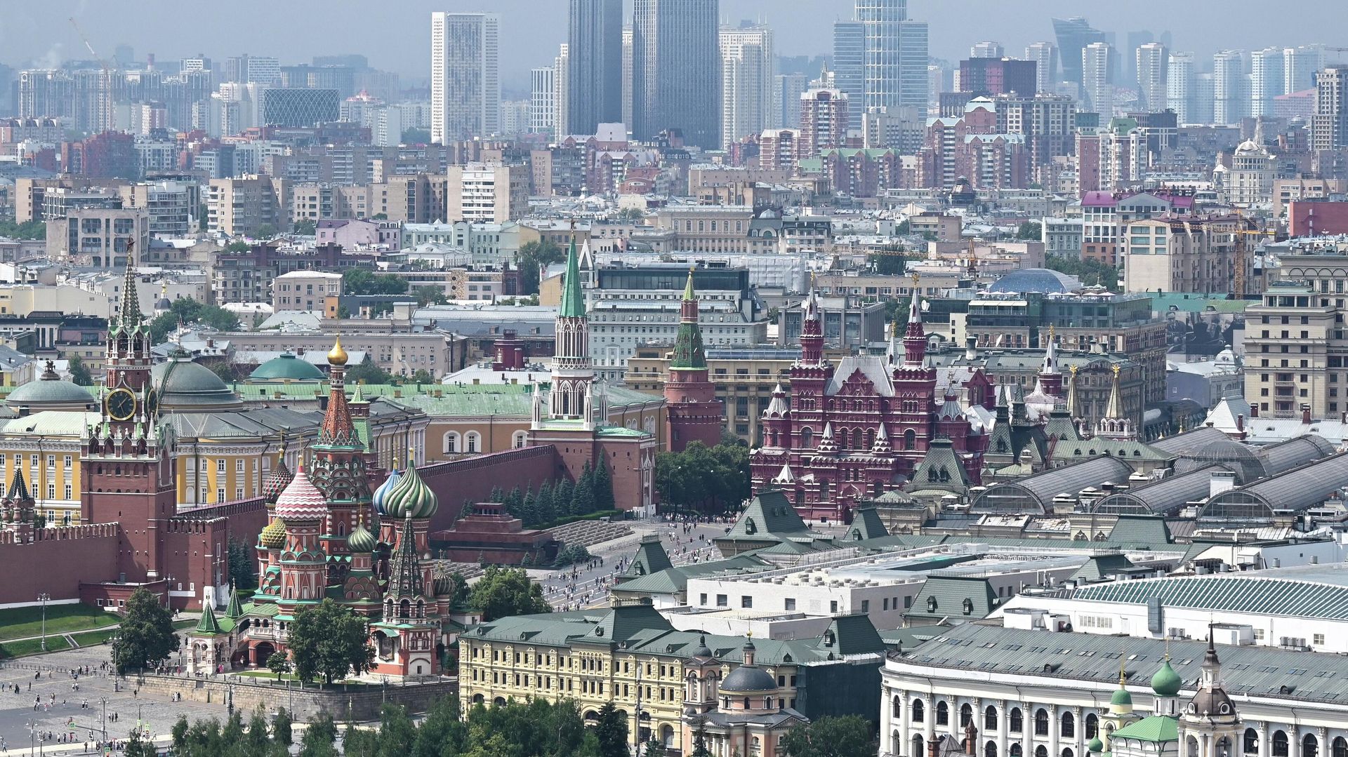 Панорама Москвы с дома на Котельнической набережной в Москве - ПРАЙМ, 1920, 04.03.2026