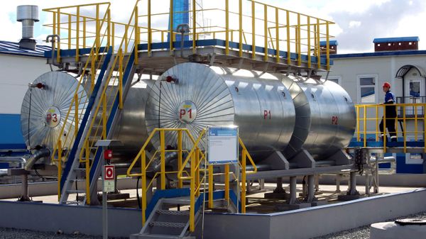 На территории подземного газохранилища