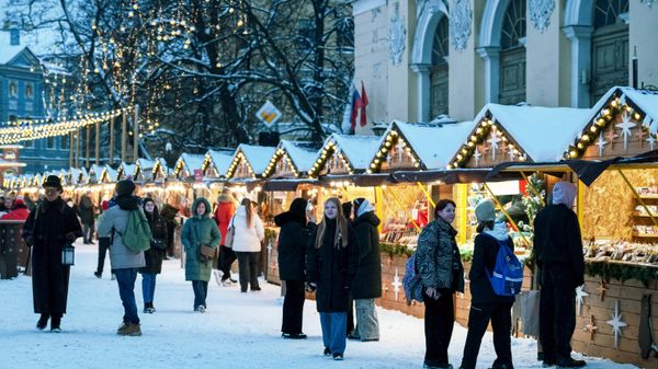 Новогодняя ярмарка в Санкт-Петербурге