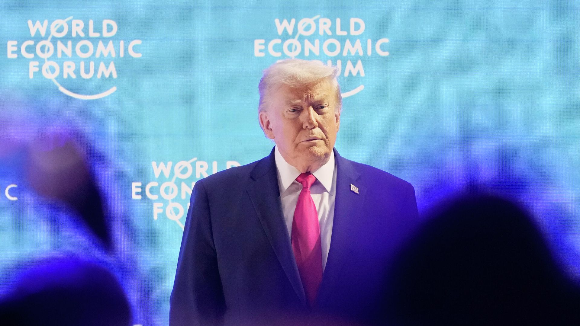 Президент США Дональд Трамп на Всемирном экономическом форуме в Давосе - ПРАЙМ, 1920, 07.04.2026