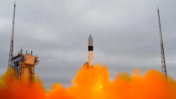 Пуск ракеты-носителя Рокот с космодрома Плесецк
