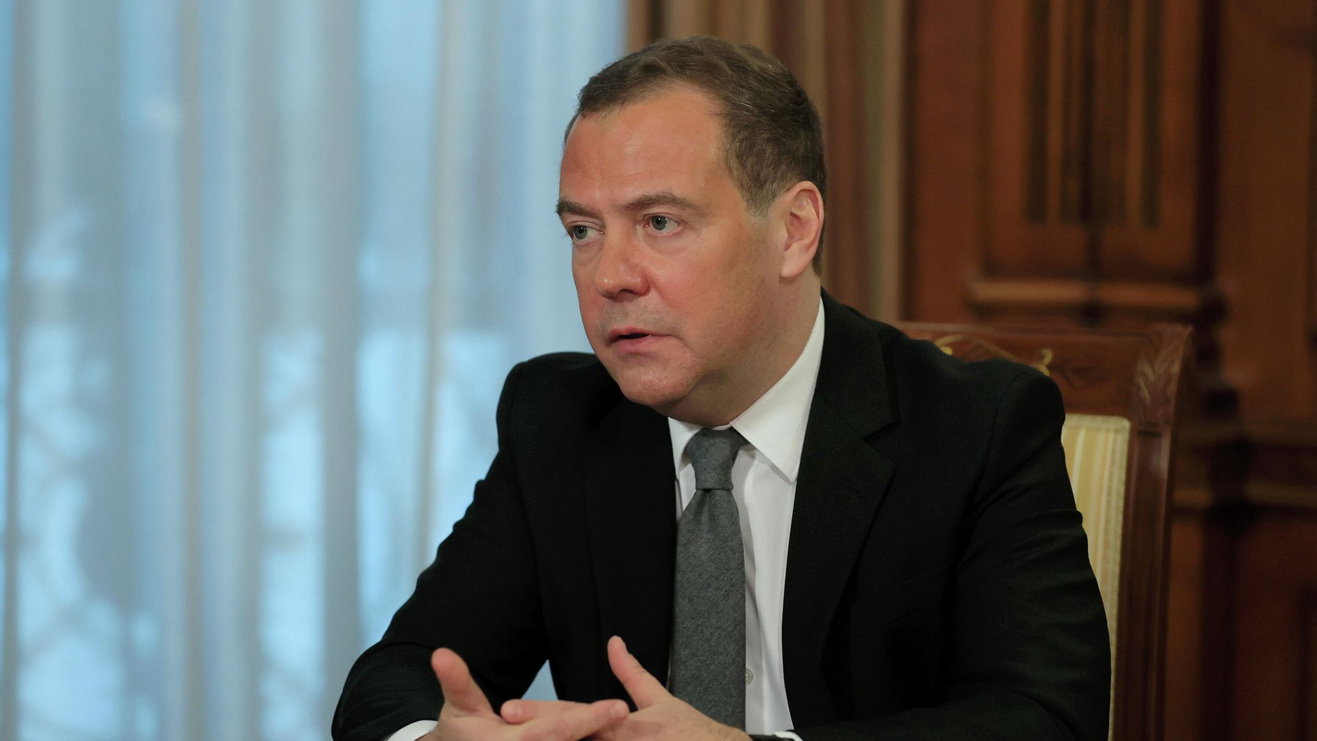 Заместитель председателя Совета безопасности РФ Дмитрий Медведев - ПРАЙМ, 1920, 06.02.2026