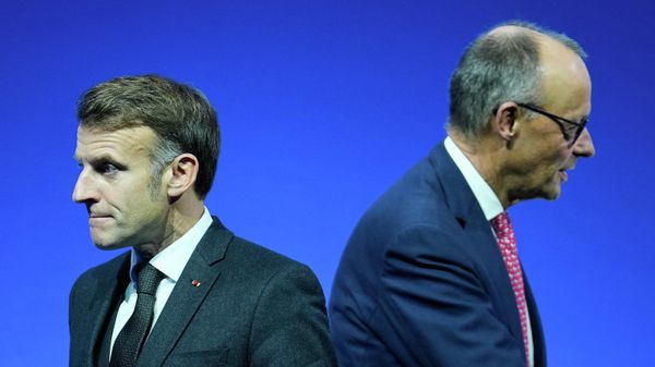 Президент Франции Эммануэль Макрон и канцлер ФРГ Фридрих Мерц