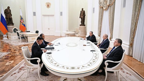 Встреча президента Владимира Путина и главы МИД Египта Бадра Абдельати