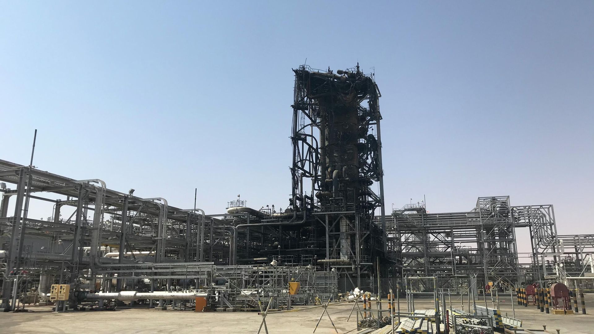 Поврежденные дронами нефтяные объекты Saudi Aramco в Саудовской Аравии - ПРАЙМ, 1920, 06.07.2026