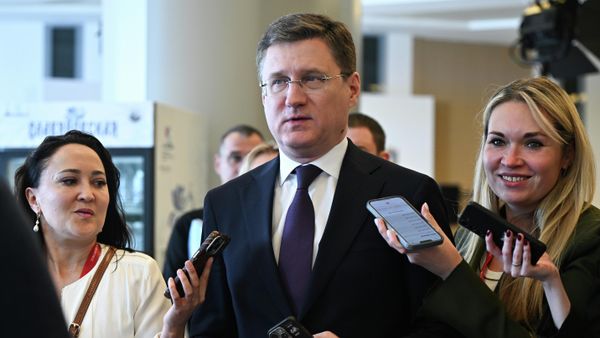 Заместитель председателя правительства РФ Александр Новак на Кавказском инвестиционном форуме в Минеральных Водах