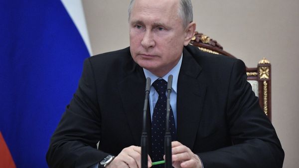 Президент России Владимир Путин проводит совещание с постоянными членами Совета безопасности РФ. 6 ноября 2018 Президент России Владимир Путин проводит совещание с постоянными членами Совета безопасности РФ. 6 ноября 2018