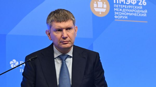 Министр экономического развития РФ Максим Решетников на ПМЭФ-2026