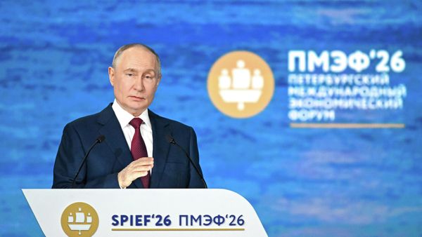 Президент РФ Владимир Путин на пленарном заседании XXIX Петербургского международного экономического форума