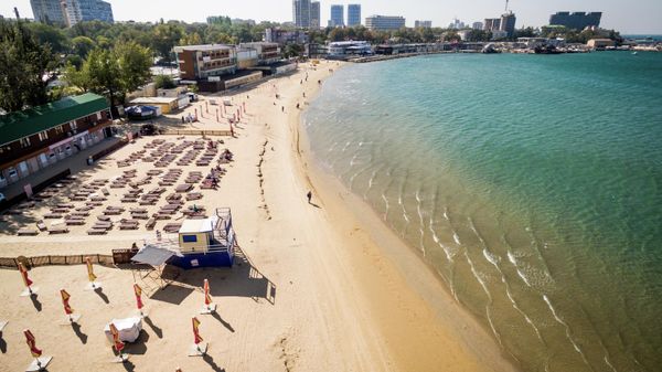 Центральный пляж в Анапе