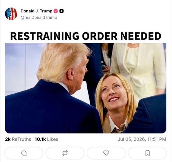 Пост Дональда Трампа в соцсети