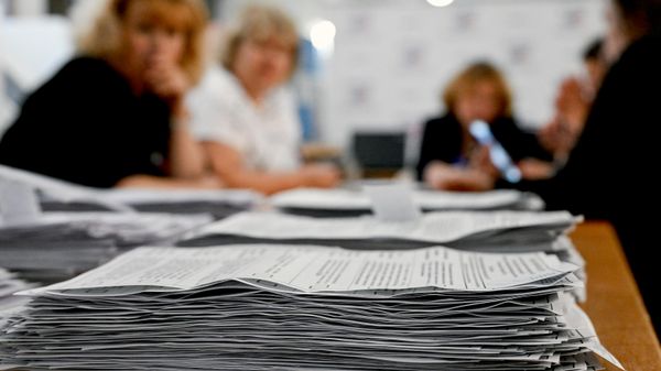 Подсчет голосов на выборах в Госдуму