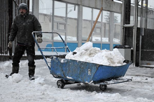 Сильный снегопад в Москве
