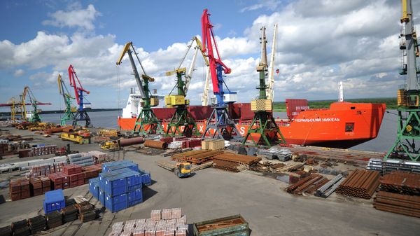 Работа Архангельского морского торгового порта