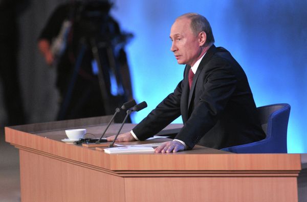 Пресс-конференция Владимира Путина Пресс-конференция Владимира Путина