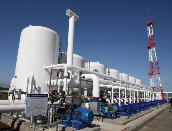 Специализированный морской нефтеналивной порт Козьмино в Приморье