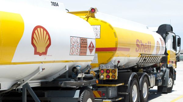Бензовоз компании Shell Бензовоз компании Shell