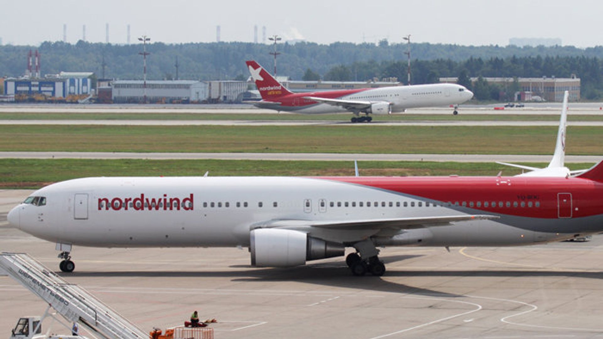 Самолет авиакомпании NordWind Airlines - ПРАЙМ, 1920, 28.04.2026