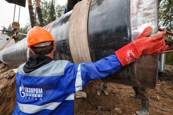 Строительство газопровода
