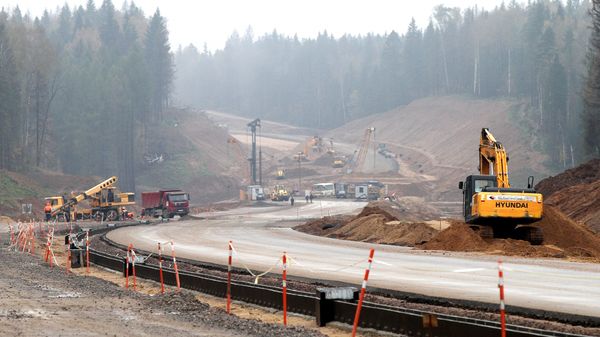 Строительство скоростной трассы 
