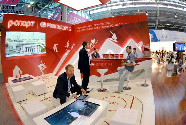 Стенд Российского агентства международной информации РИА Новости