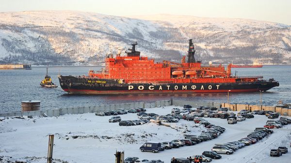 Атомный ледокол 50 лет победы