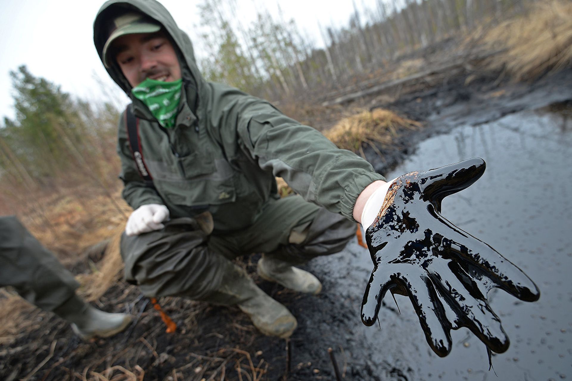 Разлив нефти - ПРАЙМ, 1920, 09.01.2021