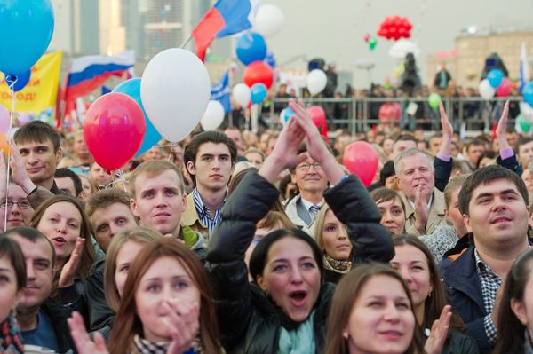 %Праздничный концерт на Поклонной горе