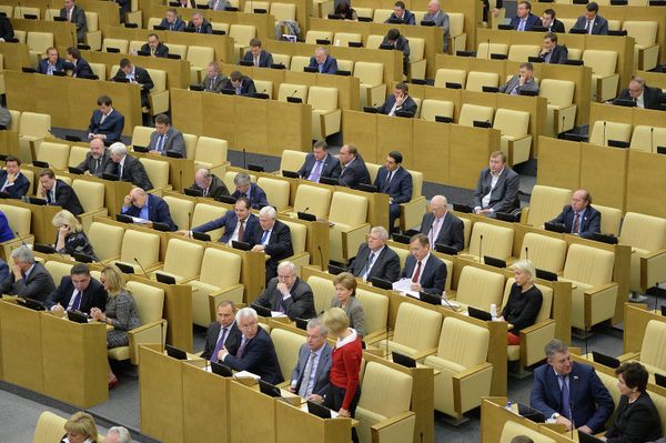 Пленарное заседание Госдумы РФ