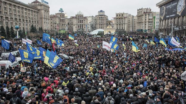 Протесты сторонников евроинтеграции Украины
