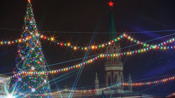 Новогодняя елка на Красной площади