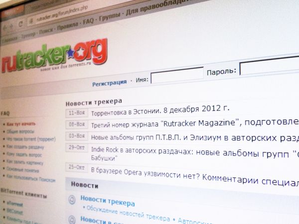 Cайт RuTracker.org