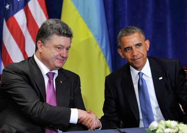 Президент США Барак Обама и президент Украины Петр Порошенко Президент США Барак Обама и президент Украины Петр Порошенко