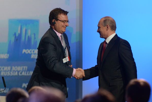 В.Путин принял участие в инвестиционном форуме ВТБ Капитал Россия зовет!