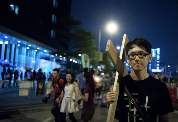 Акция протестов Occupy Central в Гонконге