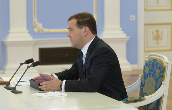 Председатель правительства РФ Дмитрий Медведев