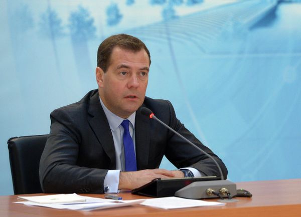 Председатель правительства России Дмитрий Медведев