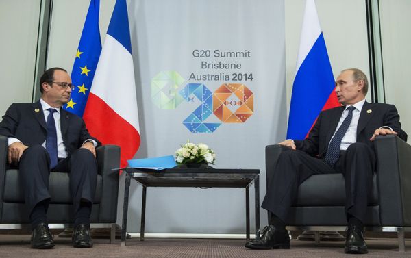 В.Путин принимает участие в саммите Группы двадцати
