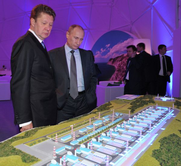 В.Путин принял участие в запуске проекта газопровода Южный поток В.Путин принял участие в запуске проекта газопровода Южный поток