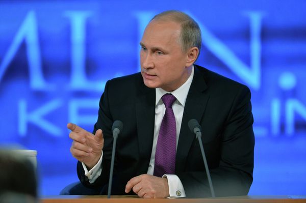 Десятая ежегодная большая пресс-конференция президента России Владимира Путина