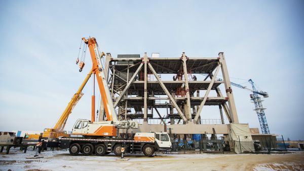 Строительство космодрома Восточный в Амурской области