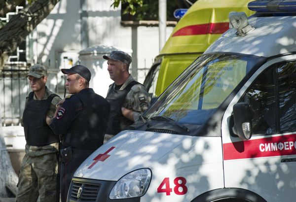 Нападение на станцию скорой помощи в Симферополе