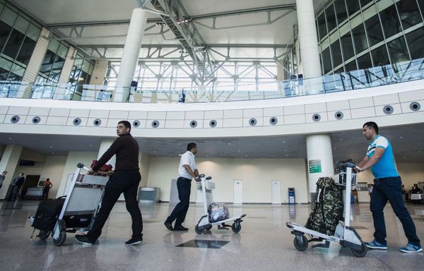 Открытие нового сегмента пассажирского терминала в аэропорту Домодедово