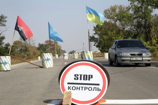 Ситуация на границе Украины и Крыма