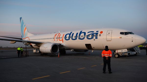 Самолет авиакомпании Flydubai