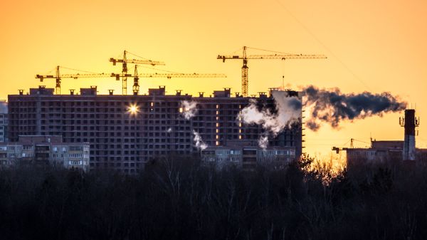 *Закат солнца в Москве