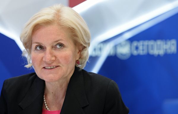 *Заместитель председателя правительства РФ Ольга Голодец на Петербургском экономическом форуме