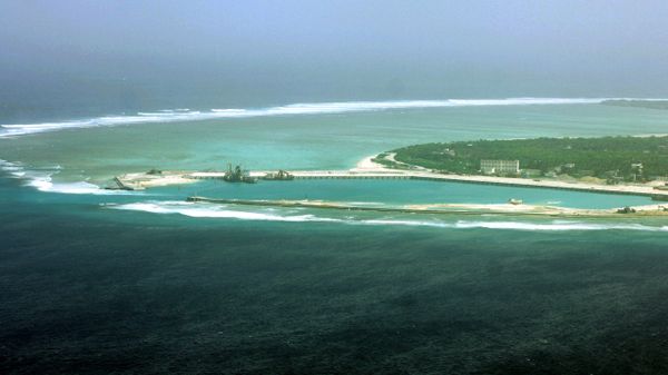 *Вид на остров Вуди в Южно-Китайском море