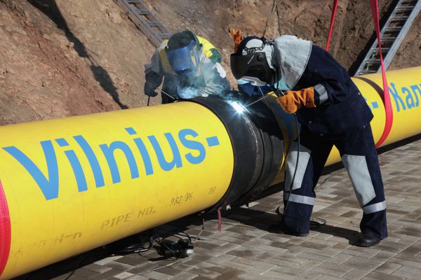 Участок газопровода Минск-Вильнюс-Каунас-Калининград в Литве Участок газопровода Минск-Вильнюс-Каунас-Калининград в Литве