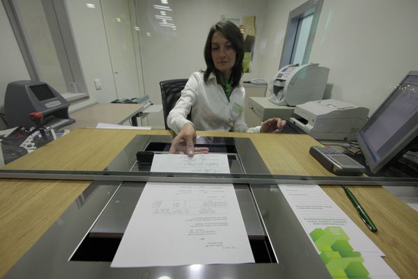 #В новом офисе Сбербанка России на Цветном бульваре